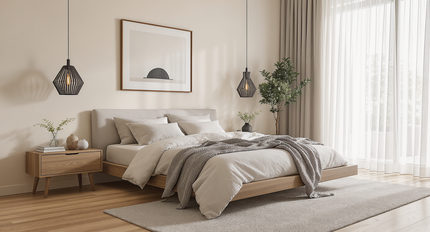 Dormitorio Japandi boutique